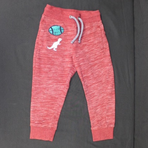Red Football Dinosaur Joggers - Picture 1 of 4